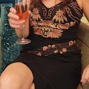 Womens Black evening dress